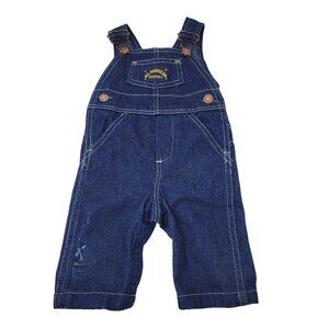 Vintage Health-Tex Baby Overalls 3M‎ Denim Jean Overalls Blue